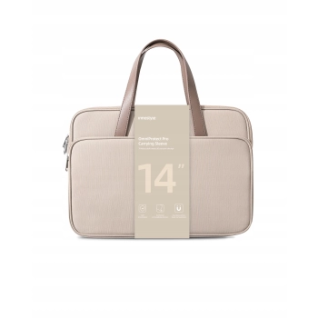 INNOSTYLE DAMSKA TORBA NA LAPTOPA 13 14 WODOODPORNA OMNIPROTECT PRO BEŻOWA