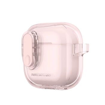 Etui AMAZINGTHING Minimal Case do AirPods 4 - różowe
