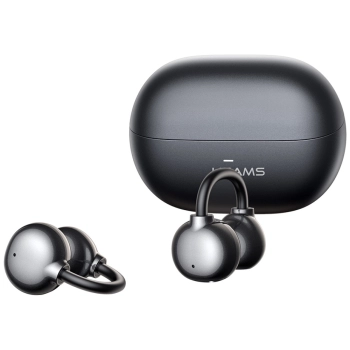 Słuchawki Bluetooth USAMS Echo R02       Clip-on bezprzewodowe szary