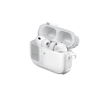 Etui AMAZINGTHING Titan Pro Mag Case Clear do AirPods Pro 3 - białe