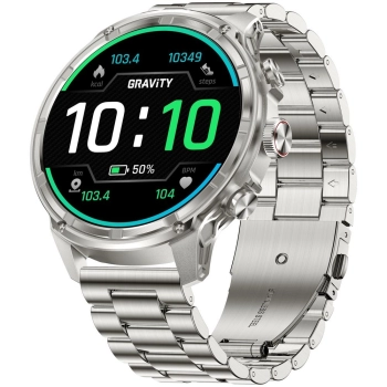 Smartwatch Gravity Srebrny Pasek + Bransoleta GT41-3