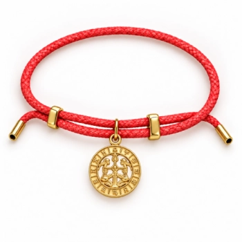 Regulowana bransoletka ze znakiem zodiaku Bliźnięta (B26/TAL/46/5AU)