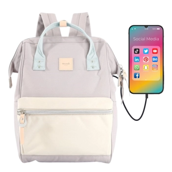 Pojemny plecak na laptopa z portem USB — Himawari