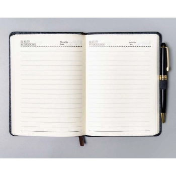 Notatnik B6 notes Peterson z gumką twarda okładka planer dziennik w linie
