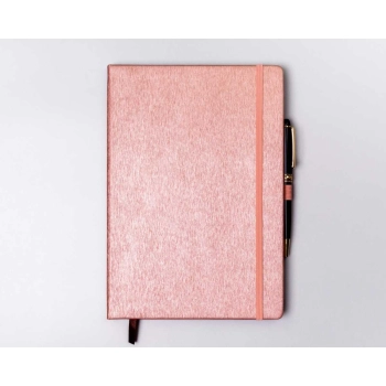 Notatnik planer notes organizer z gumką Peterson B5 elegancki w linie