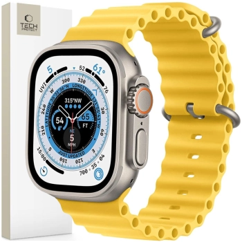 TECH-PROTECT ICONBAND PRO APPLE WATCH 6 / 7 / 8 / 9 / 10 / SE / ULTRA 1 / 2 (44 / 45 / 46 / 49 MM) YELLOW