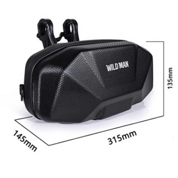 WILDMAN Torba na ramę roweru X9 3.5L     uchwyt rowerowy czarna/black
