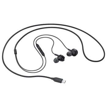 Słuchawki przewodowe Samsung EO-IC100BBE USB-C Stereo Hi-Fi (OOB Bulk - opakowanie zastępcze) - czarne