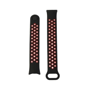 Beline pasek Mi Band 9/8 designczarno-czerwony /black-red