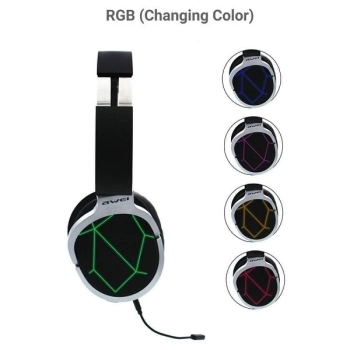 AWEI słuchawki gaming Bluetooth A799BLnauszne gamingowe z mikrofonem czarny/black