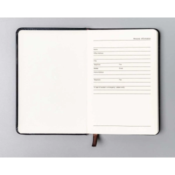 Notes notatnik planer A6 mały Peterson twarda oprawa w kropki journal