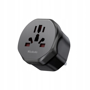 MCDODO ADAPTER PODRÓŻNY PRZEJŚCIÓWKA ANGIELSKA WTYCZKA UK DO USA EU US UK