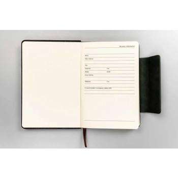 Elegancki notes w twardej oprawie A5 notatnik w linie planer organizer