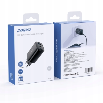 PALPRO SZYBKA ŁADOWARKA DO TELEFONU 3X USB-C USB-A KOSTKA DO ŁADOWARKI 65W
