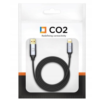 CO2 ŁADOWARKA KRÓTKI KABEL USB LIGHTNING SZYBKIEGO ŁADOWANIA DO IPHONE 14