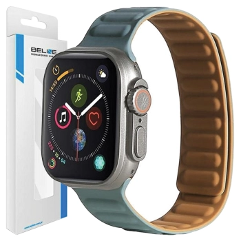 Beline pasek Apple Watch Magnetic42/44/45/49mm zielony /green