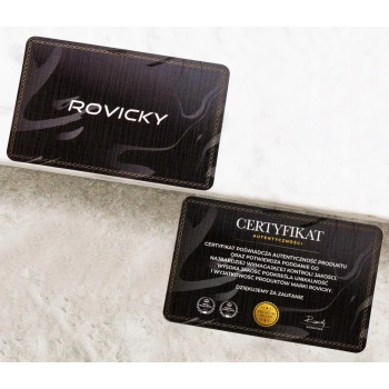 Elegancki portfel damski ze skóry naturalnej - Rovicky