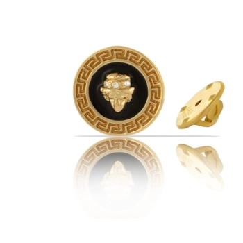 Pin z motywem greckim z kolekcji Olimpia, elegancki design