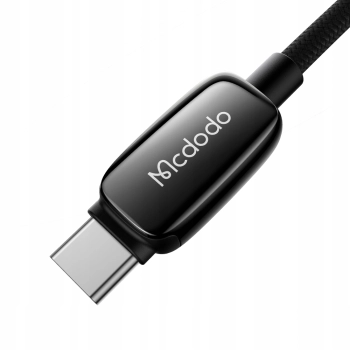MCDODO ŁADOWARKA KABEL USB-C DO IPHONE LIGHTNING SZYBKIE ŁADOWANIE 1M LED
