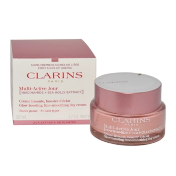 Clarins Multi-Active Creme Jour Glow Boosting Line-Smoothing Day Cream All Skin Types 50ml