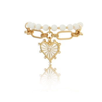 Bransoletka z sercem Bella, elegancka do stylizacji