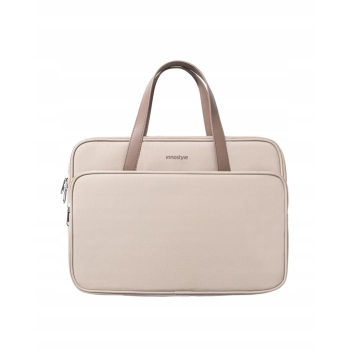 INNOSTYLE DAMSKA TORBA NA LAPTOPA 15 6 16 WODOODPORNA OMNIPROTECT PRO BEŻOWA