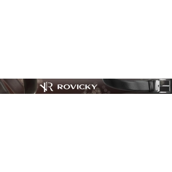Pasek męski klasyczny Rovicky ze skóry naturalnej elegancki do spodni