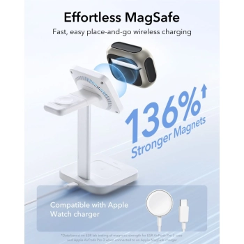 ESR ORBIT HALOLOCK MAGSAFE APPLE AIRPODS PRO 3 TITANIUM