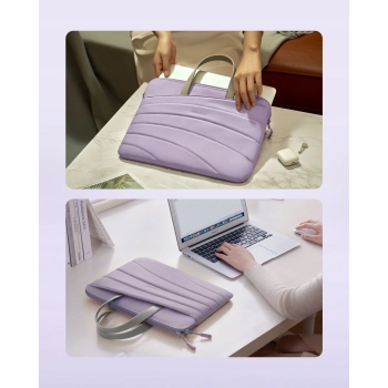 INNOSTYLE DAMSKA TORBA NA LAPTOPA 15 6 16 WODOODPORNA CARRYLITE FIOLETOWA
