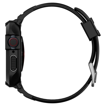 SPIGEN RUGGED ARMOR PRO APPLE WATCH 4 / 5 / 6 / 7 / 8 / 9 / SE (44 / 45 MM) BLACK