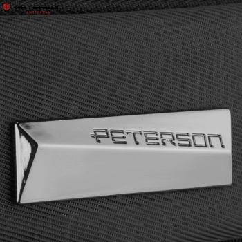 Plecak miejski Peterson pojemny do szkoły pracy na uczelnię czarny elegancki