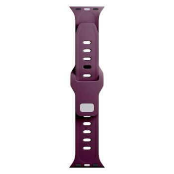 38/40/41/42 mm Mulberry (small) - 3mk Silicone Watch Strap for Apple