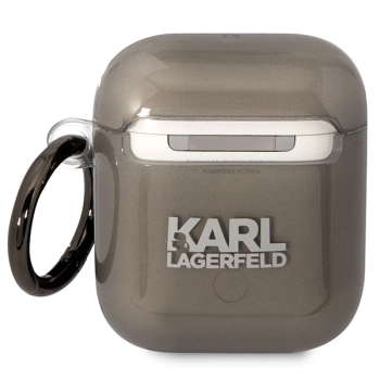 Karl Lagerfeld KLA2HNIKTCK AirPods 1/2cover czarny/black Karl`s Head