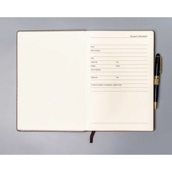 Notes notatnik B5 z gumką planer organizer w kropki zeszyt Peterson
