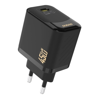 Ładowarka sieciowa Dudao A28C 45W GaN + kabel USB-C - czarna