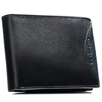 Portfel skórzany Peterson elegancki klasyczny męski na prezent w pudełku