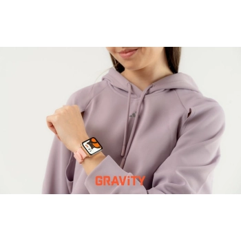 Smartwatch Gravity Różowe Złoto Różowy 2 Paski GT17-1