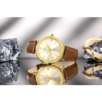Zegarek Damski Giewont Sapphire Złoty GW5390-A3