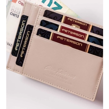 Skórzane etui na dokumenty i banknoty - Peterson