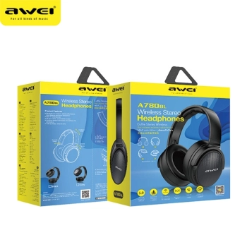 AWEI słuchawki nauszne Bluetooth A780BLczarny/black
