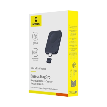 Ładowarka indukcyjna Baseus MagPro 2.5W magnetyczna do Apple Watch - czarna