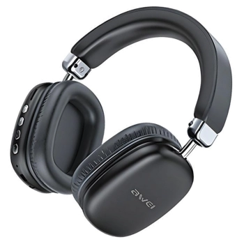 AWEI słuchawki nauszne Bluetooth AT7czarny/black