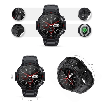 Smartwatch Gravity GT7-1 Zegarek Sportowy Dotykowy
