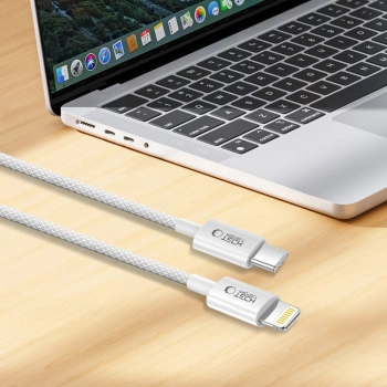 TECH-PROTECT ULTRABOOST LITE LIGHTNING CABLE PD27W/3A 100CM COOL GREY