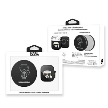 Karl Lagerfeld KLBPPBOA2K AirPodscase + Power Bank Ikonik