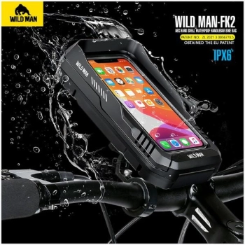 WILDMAN Etui/uchwyt na rower FK2sakwa na ramę czarna/black