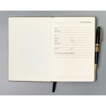 Notes notatnik w kropki planer organizer A5 zeszyt Peterson z gumką