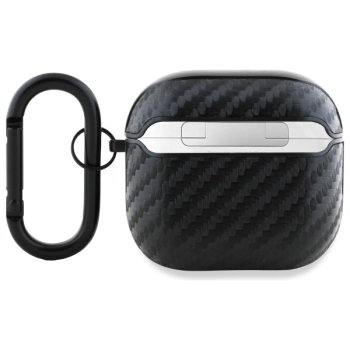BMW BMA4CMPUCA AirPods 4 cover           czarny/black PU Carbon M Collection