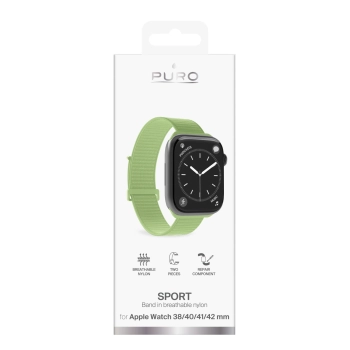 Pasek Puro Sport na Apple Watch 38/40/41/42mm - zielony