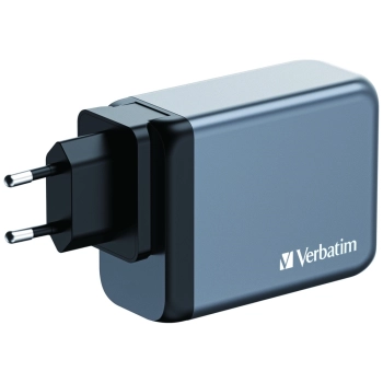 Verbatim Ładowarka sieciowa GaN 200W3xUSB-C/USB-A + Adapter EU/UK/US GNC-200 32204